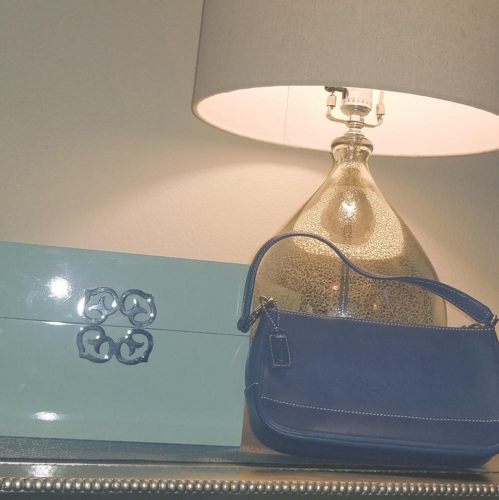 Indigo Blue Coach Handbag